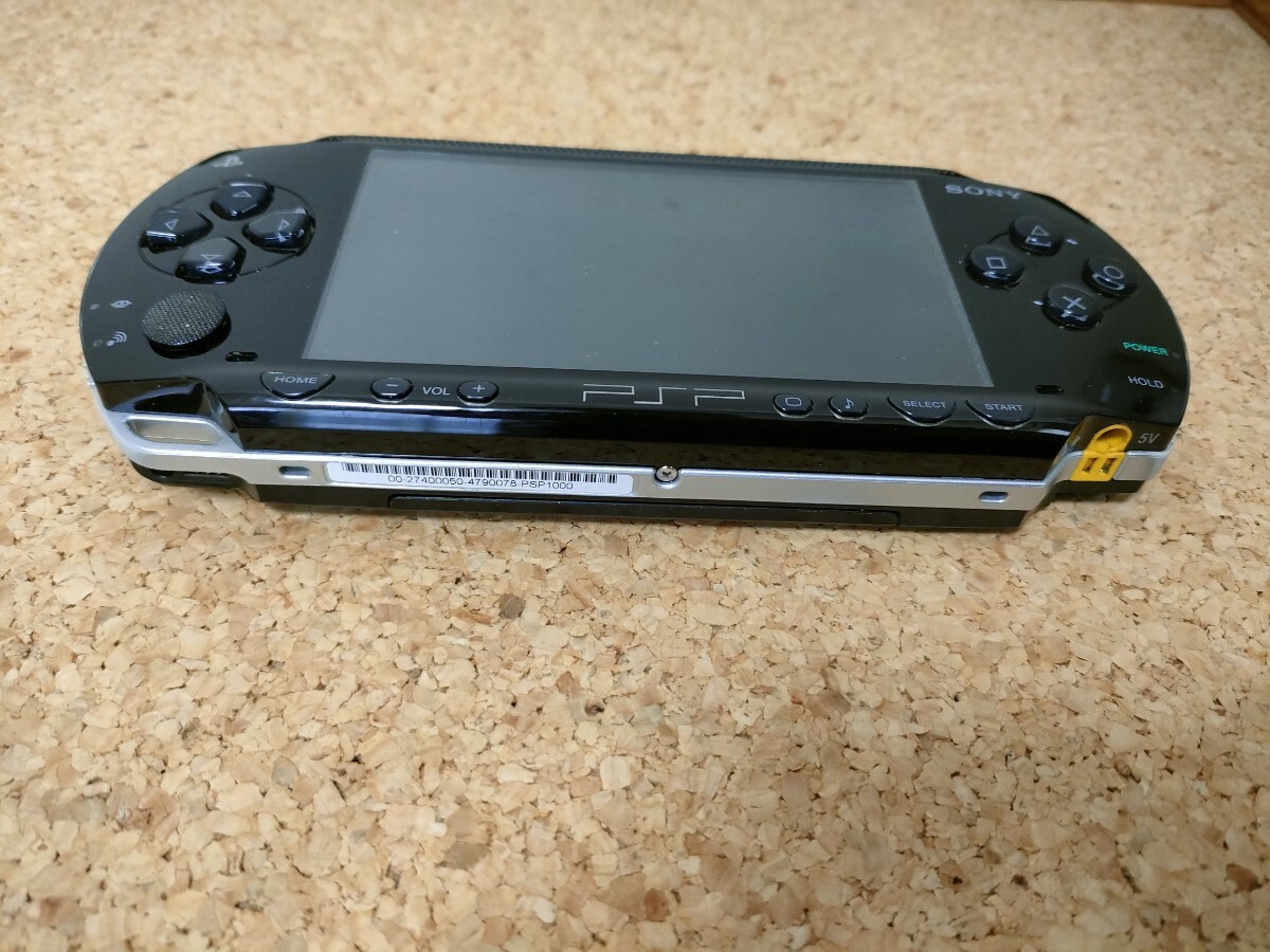 【ジャンク品】PSP1000 ピアノブラック 237_画像4