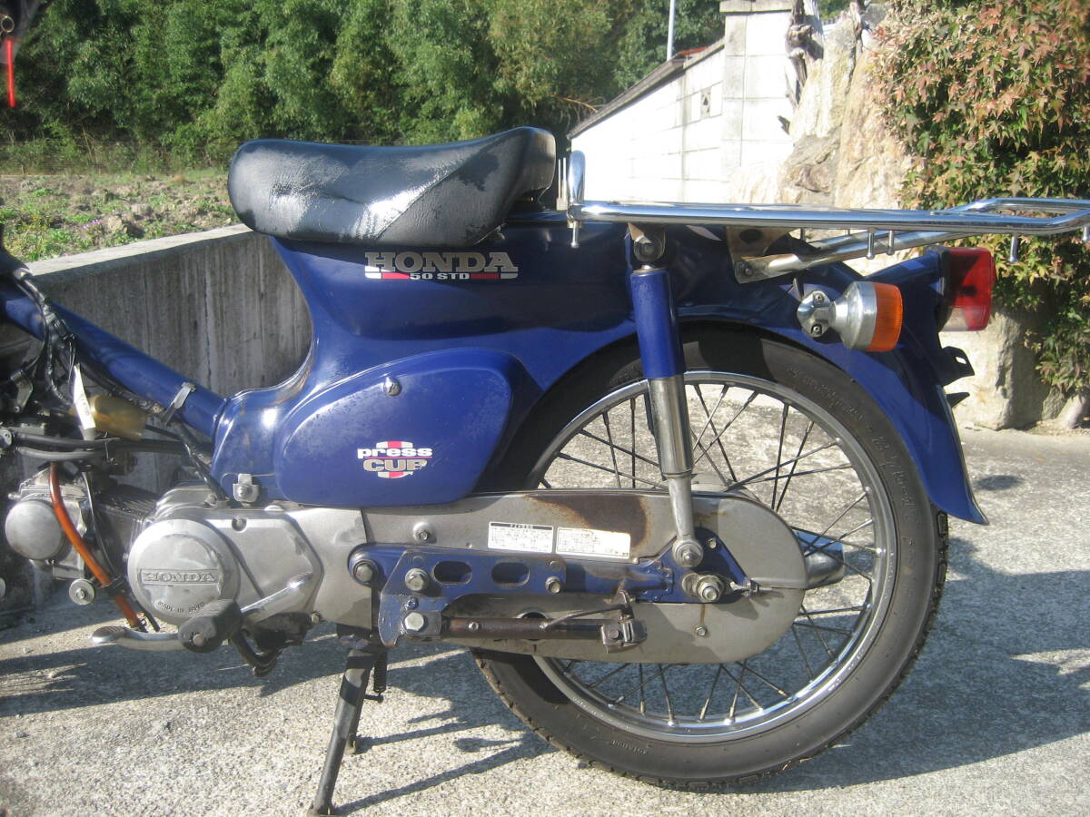 プレスカブ　ホンダ　書類有の出品です。キック。チェンジOK ！アクセル固着無！　まだまだこれからも活躍できる（CB。CL。CS）_画像6