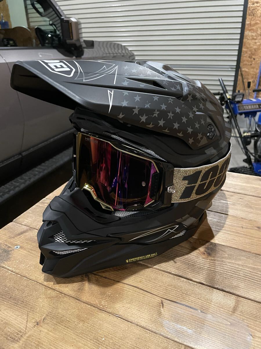 SHOEI VFX-WR защитные очки имеется 100%aru mega гипер- M размер 