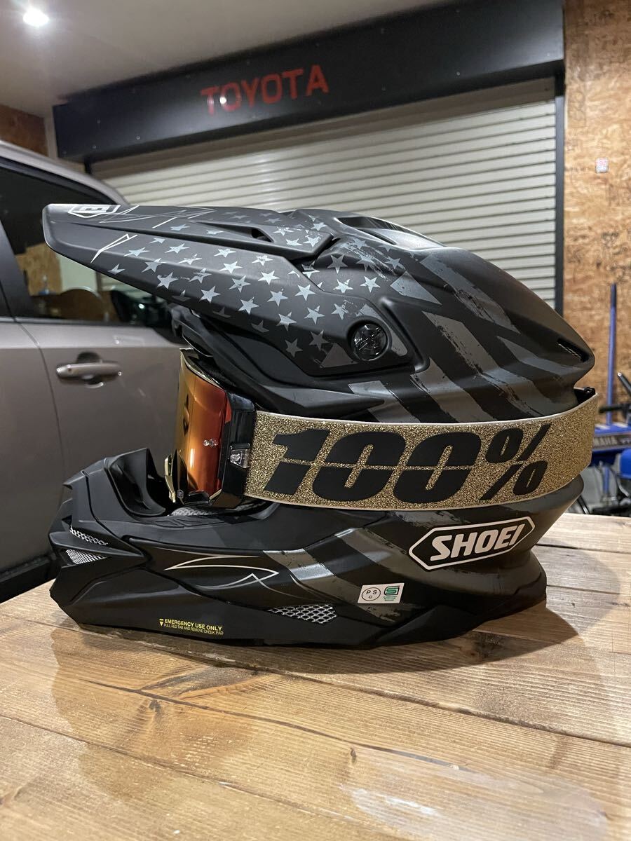 SHOEI VFX-WR защитные очки имеется 100%aru mega гипер- M размер 