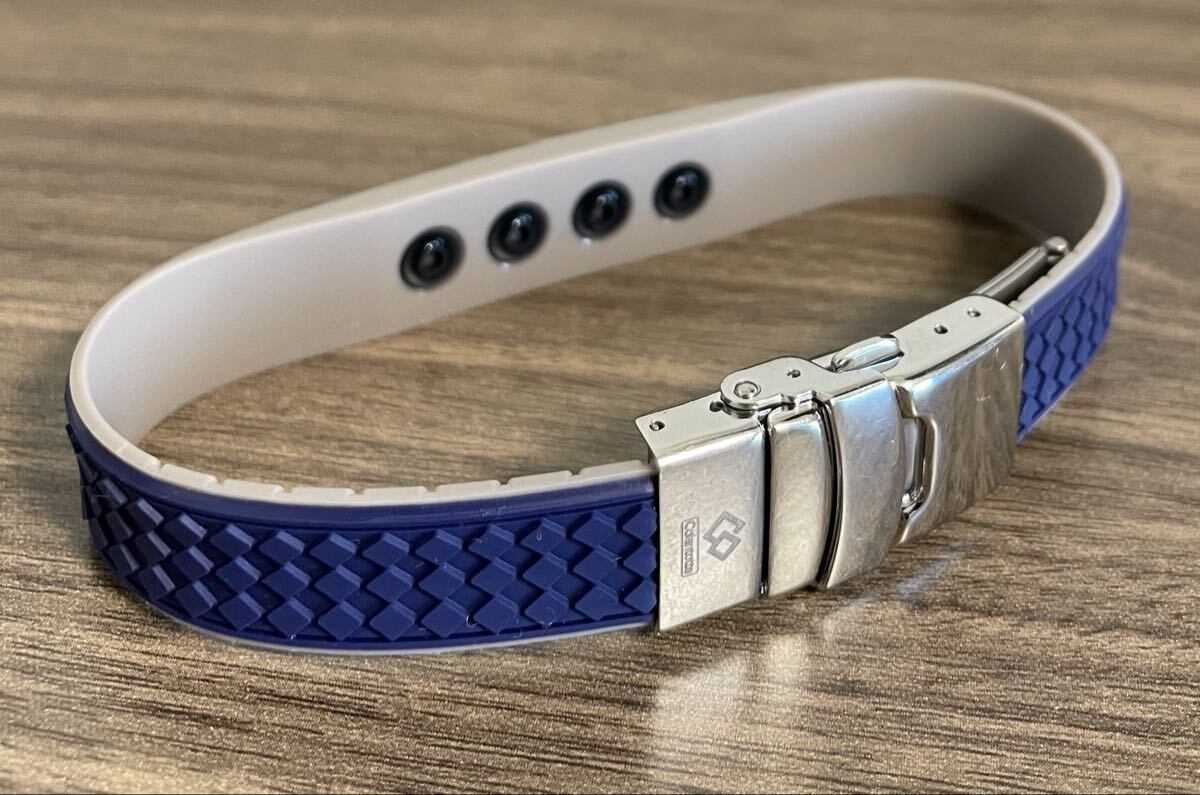 colantotte コラントッテ 磁気ブレスレット ループ QUON アビサンブルー サイズ調整可能_画像1