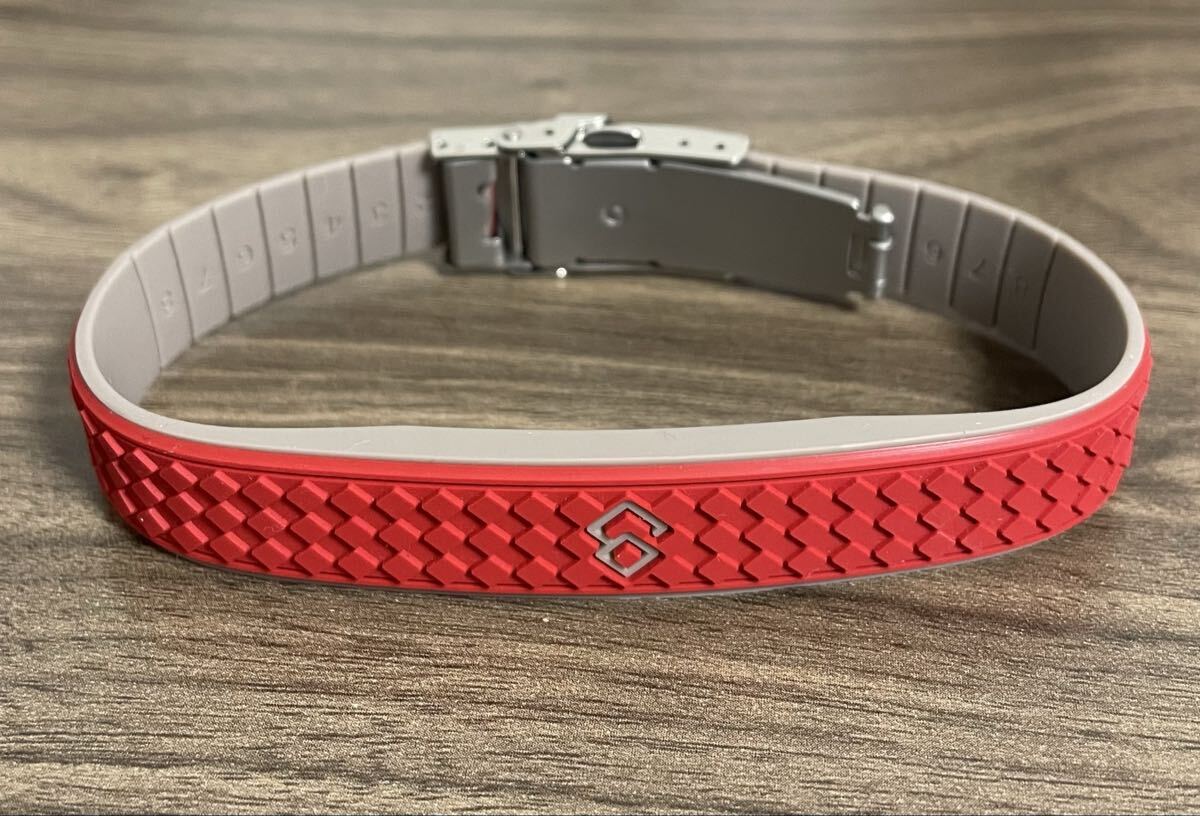 colantotte コラントッテ 磁気ブレスレット ループ QUON ガーネットレッド サイズ調整可能_画像6