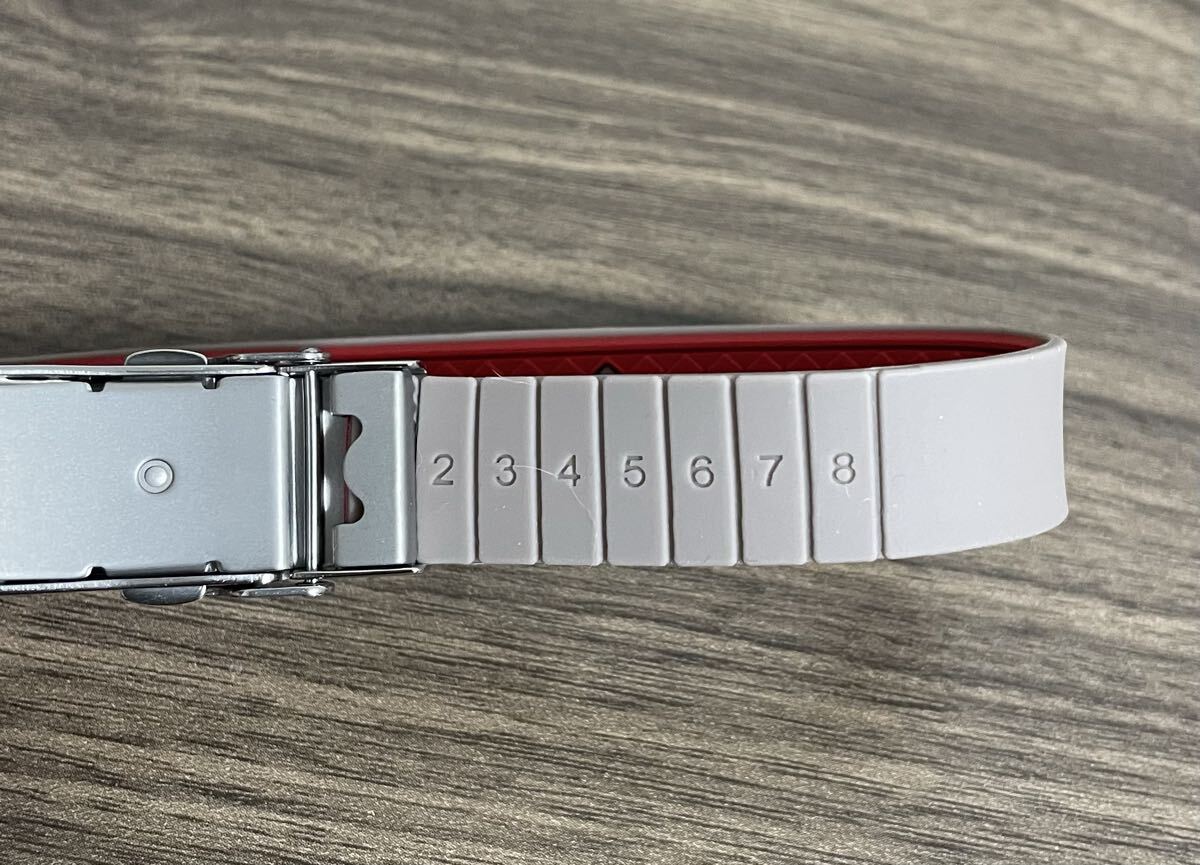 colantotte コラントッテ 磁気ブレスレット ループ QUON ガーネットレッド サイズ調整可能_画像7