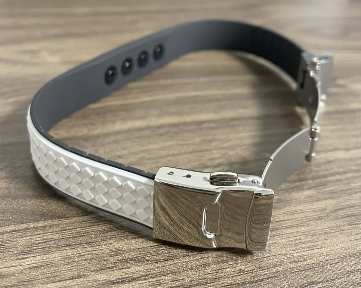 colantotte コラントッテ 磁気ブレスレット ループ QUON バーチホワイト サイズ調整可能_画像5