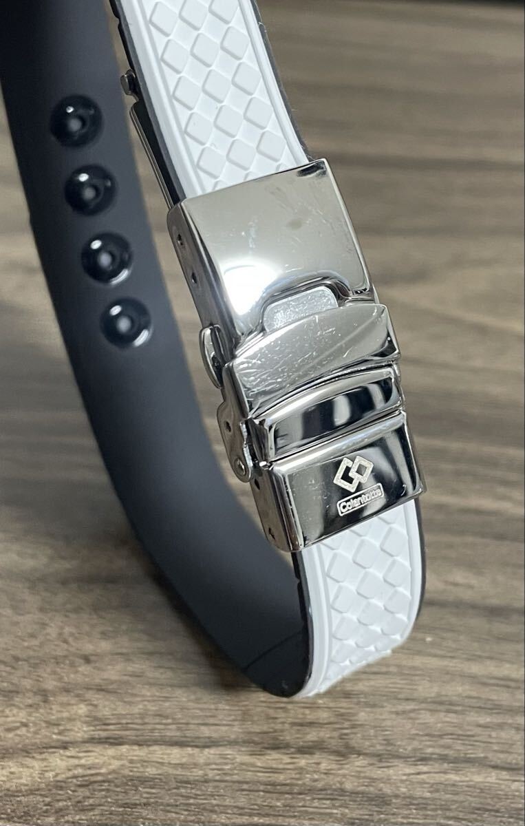 colantotte コラントッテ 磁気ブレスレット ループ QUON バーチホワイト サイズ調整可能_画像2