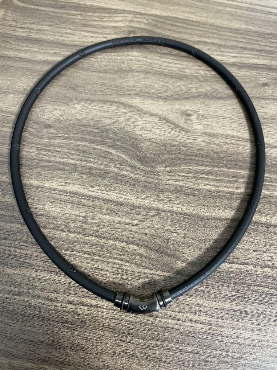 Colantotte コラントッテ 磁気ネックレス クレストRex プレミアムブラック M47センチ_画像1