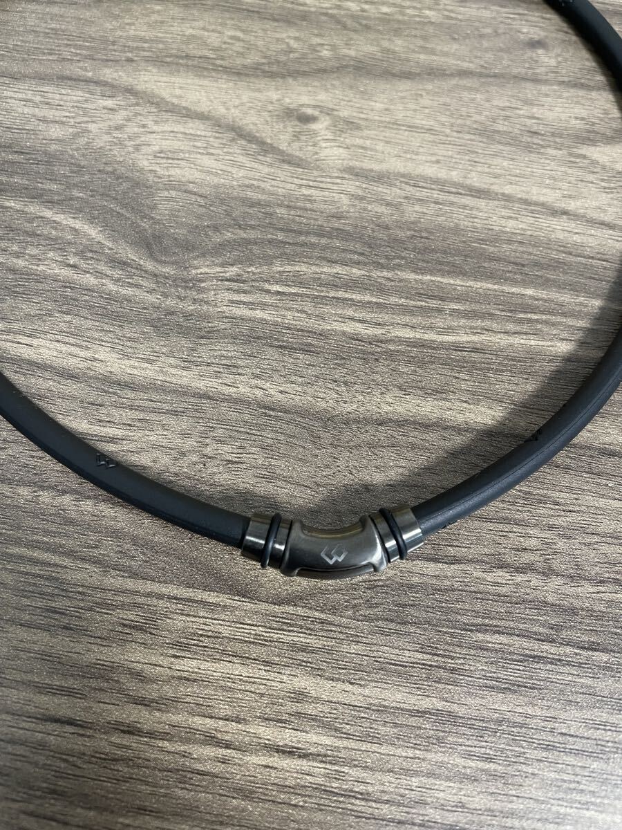 Colantotte コラントッテ 磁気ネックレス クレストRex プレミアムブラック M47センチ_画像2