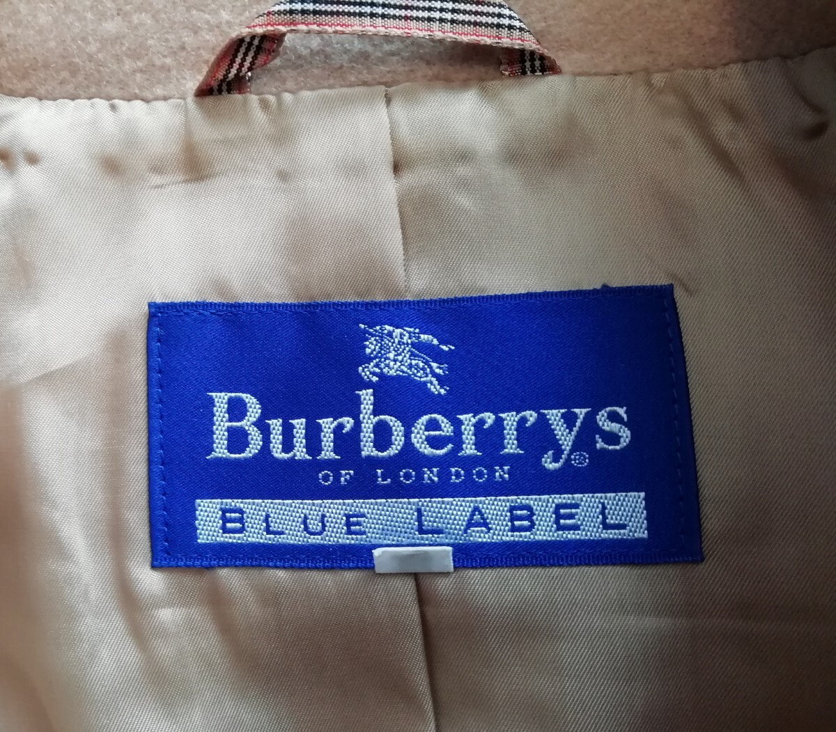 ★BURBERRY BLUE LABEL★バーバリーブルーレーベル★38(M)サイズ★毛90%★ベージュ★美品★_画像5