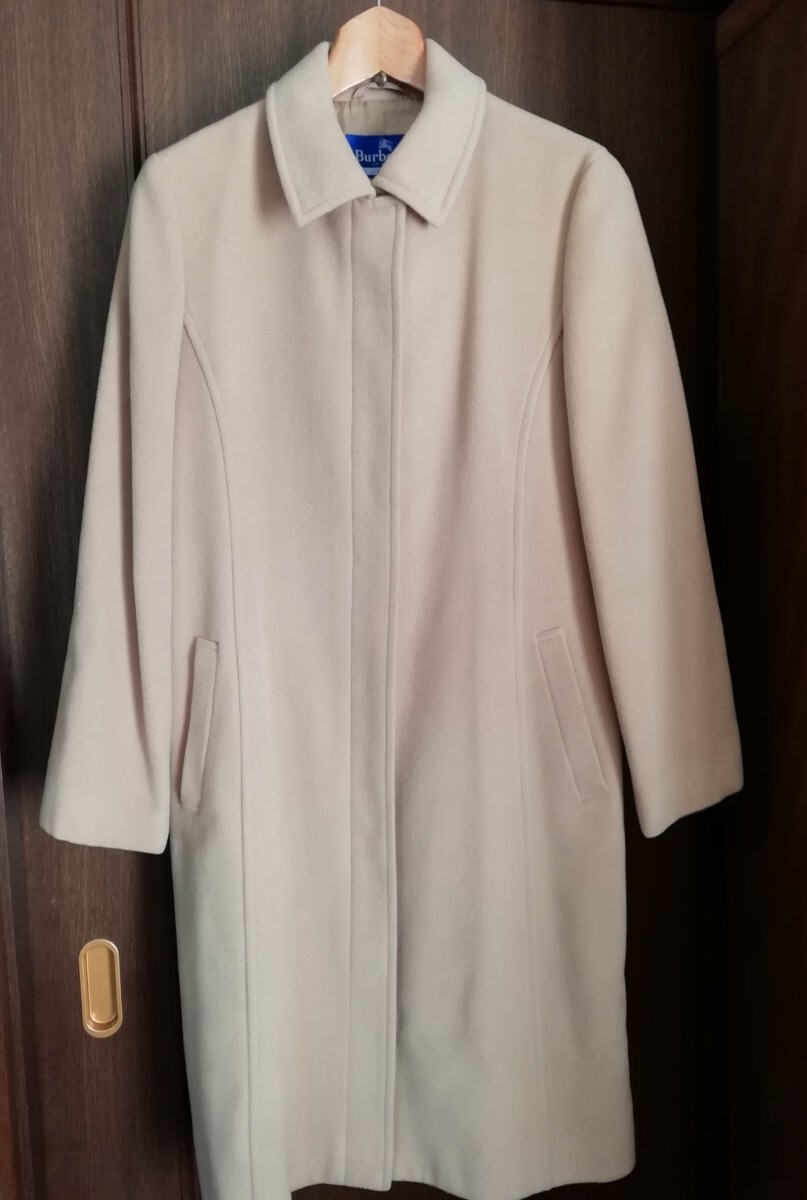 ★BURBERRY BLUE LABEL★バーバリーブルーレーベル★38(M)サイズ★毛90%★ベージュ★美品★_画像1