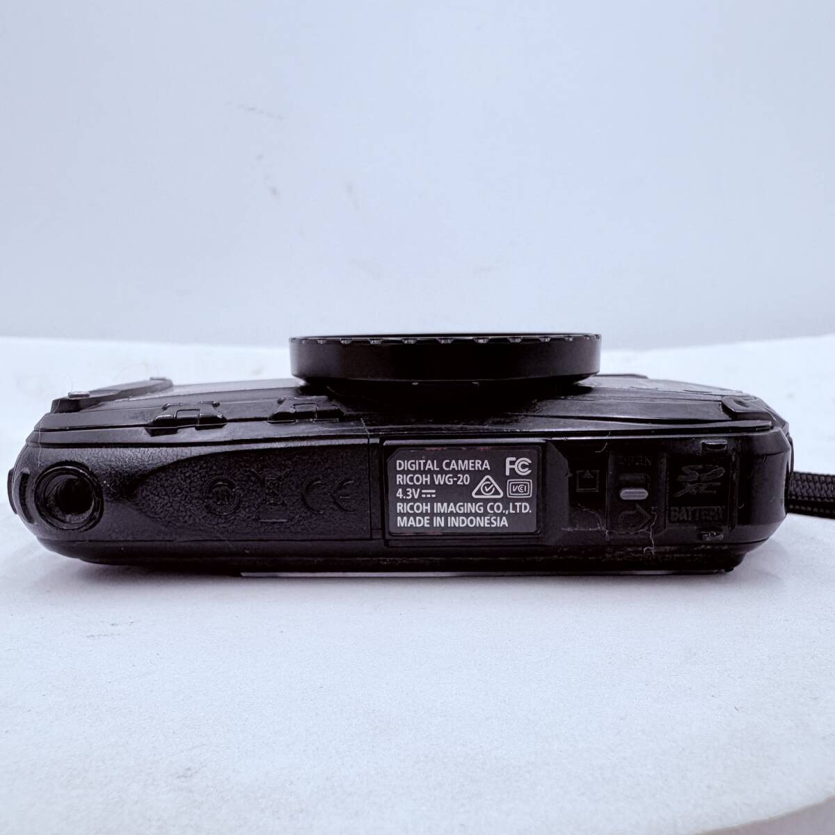 【送料無料】RICOH WG-20 防水デジタルカメラ ブラック 現状品 リコー 光学5倍ズーム WIDE 28mm　ジャンク　現状品_画像6