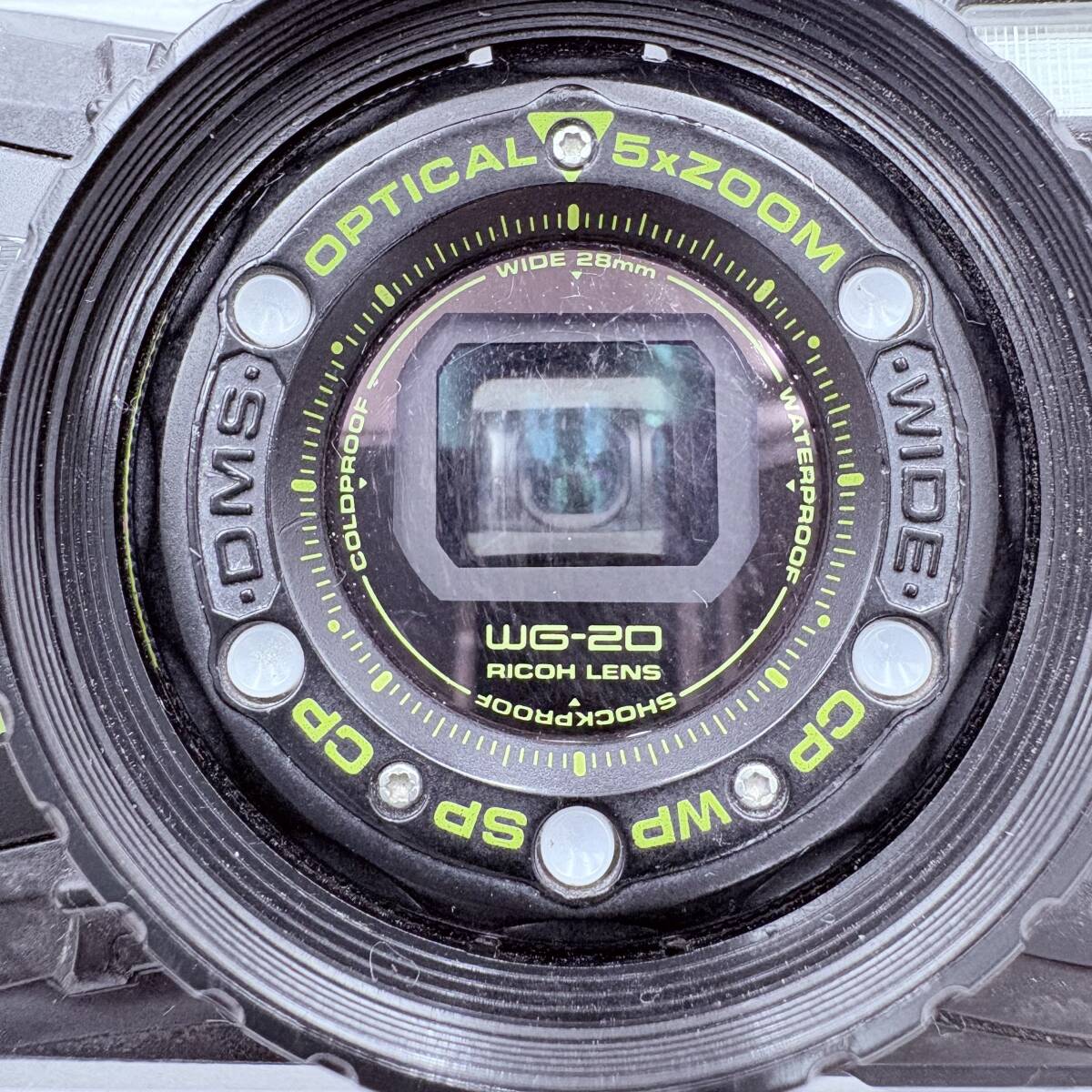 【送料無料】RICOH WG-20 防水デジタルカメラ ブラック 現状品 リコー 光学5倍ズーム WIDE 28mm　ジャンク　現状品_画像5