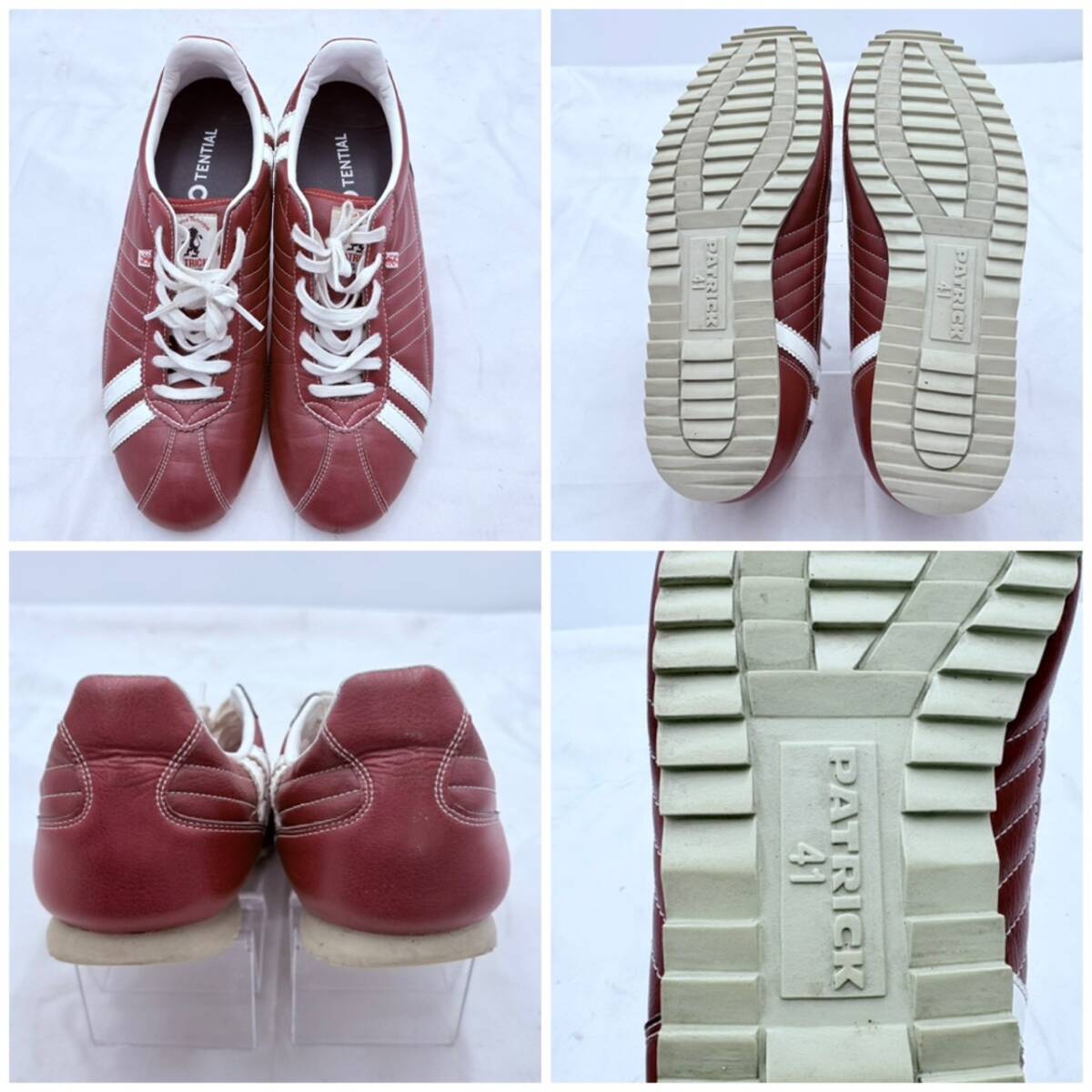 [ бесплатная доставка ] текущее состояние товар PATRICK Patrick спортивные туфли 41( примерно 26.5cm) кожа модель retro Classic TENTIAL стелька ввод 