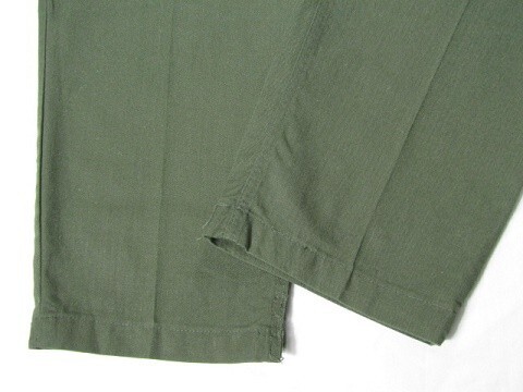 78年製 OG-507 U.S.ARMY ユーティリティパンツ ベイカーパンツ W32 L31_画像3