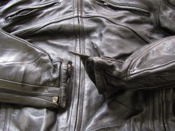 JOEROCKET　レザーレーシングジャケット Lサイズ　ブラック_画像3