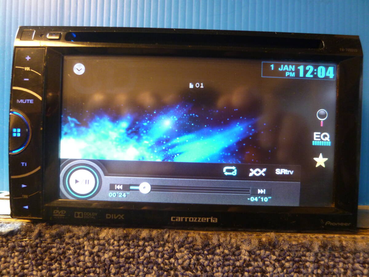 カロッツエリアDVDプレーヤー、FH-７８０DVD,保証付き_画像3