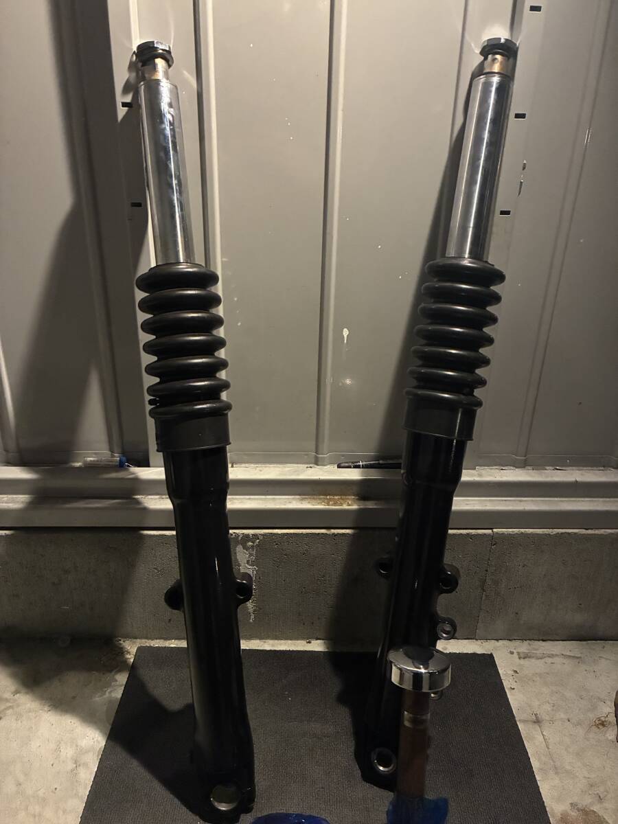 ハーレーダビットソン ソフテイル フロントフォーク+トップ_画像4