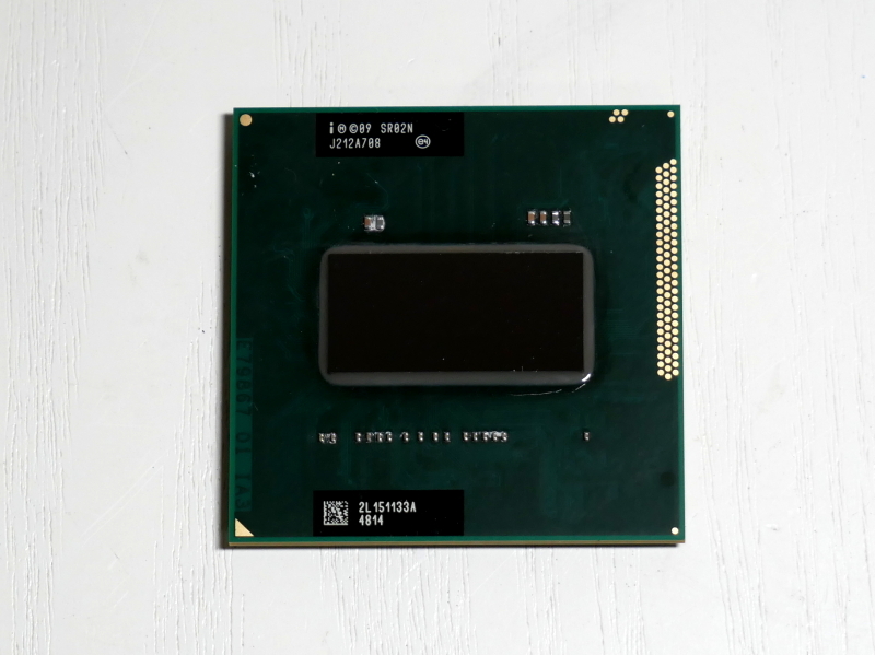 Intel i7-2670QM SR02N CPUの画像1