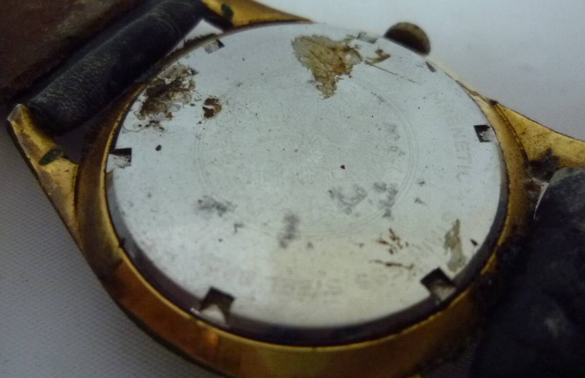 A11-114 LOYAL PRINCE (ロイヤルプリンス) 腕時計 【DE LUXE】デラックス 23石 INCSABLOC 手巻き デイト メンズ ※ベルト社外品?_画像8
