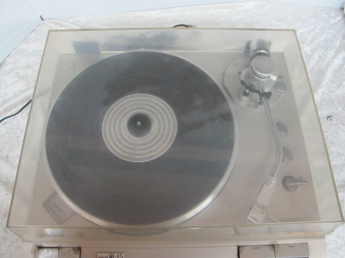 ■T11-128 Victor(ビクター) STEREO RECORD PLAYER / ステレオ レコード プレーヤー 【 QL-F5 】 ターンテーブル 昭和レトロ アンティーク_画像6