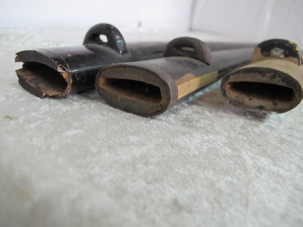 T11-134 刀装具 鞘 / 柄 10点 まとめ 全長:約11㎝～約49㎝ 骨董 アンティーク コレクション レトロ 刀剣武具_画像6