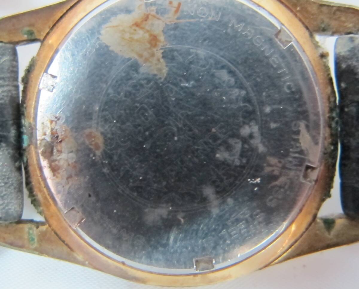 A11-114 LOYAL PRINCE (ロイヤルプリンス) 腕時計 【DE LUXE】デラックス 23石 INCSABLOC 手巻き デイト メンズ ※ベルト社外品?_画像7