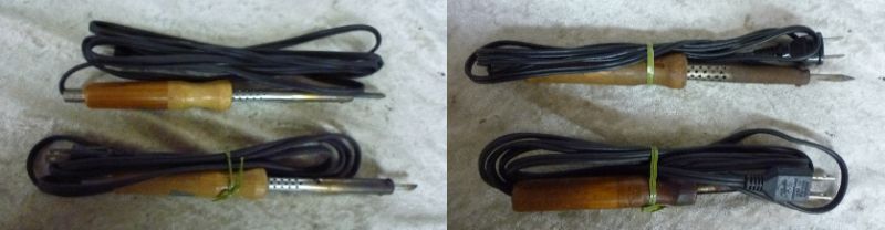 ■A11-101 半田鏝 (はんだごて) 9点 まとめ / Bonkote / WONDER / goot グット アカエ 他 40w 60w 半田 こて ※ジャンク_画像3