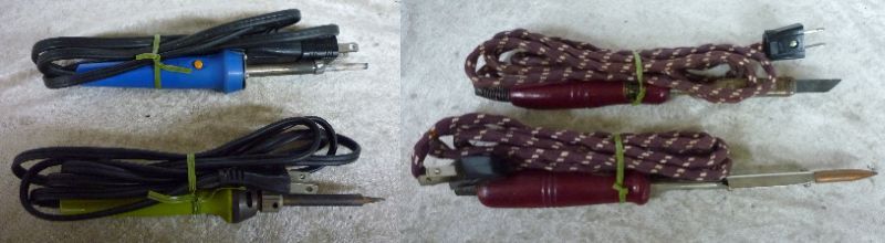 ■A11-101 半田鏝 (はんだごて) 9点 まとめ / Bonkote / WONDER / goot グット アカエ 他 40w 60w 半田 こて ※ジャンク_画像2