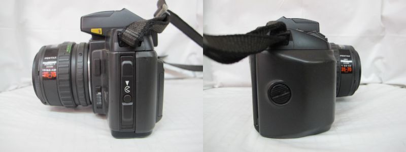 ■T11-76 PENTAX(ペンタックス) フィルムカメラ 【 SFX 】 smc PENTAX-F ZOOM 1:3.5-4.5 35-70㎜ フィルター/レンズキャップ付き_画像2