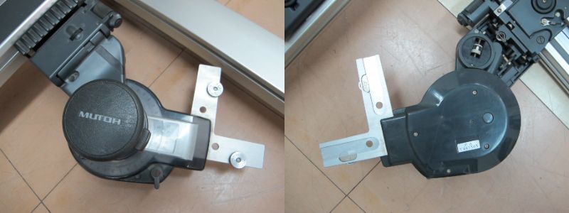 ■T11-107 MUTOH (武藤工業) 製図台 ( TW-300 )/ 製図板 ( マグネード )/ ドラフター ( EA-1000 )/ まとめ 台座/小物付き _画像5