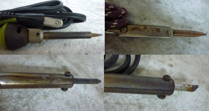 ■A11-101 半田鏝 (はんだごて) 9点 まとめ / Bonkote / WONDER / goot グット アカエ 他 40w 60w 半田 こて ※ジャンク_画像6