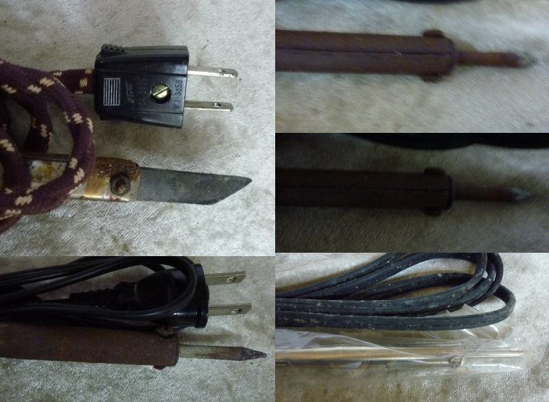 ■A11-101 半田鏝 (はんだごて) 9点 まとめ / Bonkote / WONDER / goot グット アカエ 他 40w 60w 半田 こて ※ジャンク_画像7