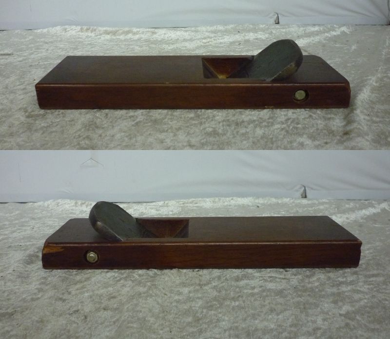 ■A11-84 鉋 カンナ かんな 【千代鶴/ちょつる 運壽/うんじゃ 】 寸八 70mm 大工道具 古道具 ハンドツール_画像2