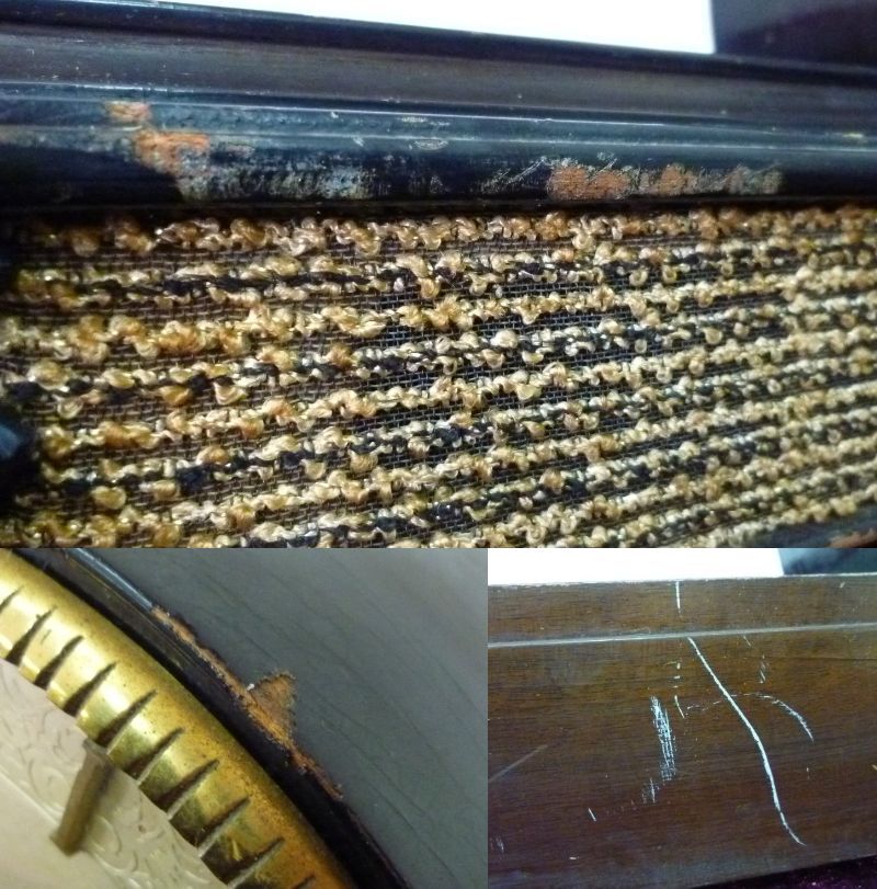 A11-132 Aichi (愛知時計) 置時計 ゼンマイ式置時計 時計 ゼンマイ式 アンティーク_画像8