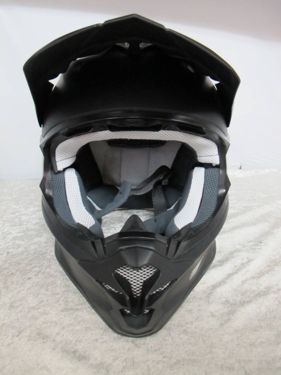 T11-120 SHOEI(ショウエイ) オフロード ヘルメット 【 VFX-W 】 Lサイズ 59㎝ 製造日 2013/11/14 マットブラック/黒系_画像2