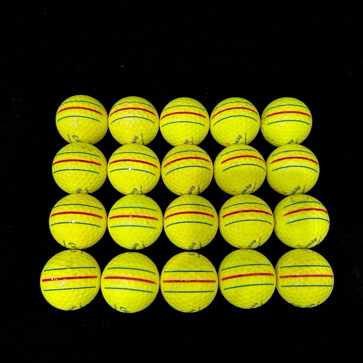 【MC60】S〜Aランク●キャロウェイ●Callaway●CHROME SOFT・X混合●クロムソフト・X混合●トリプルトラック●ロストボール●1円●美品_画像3