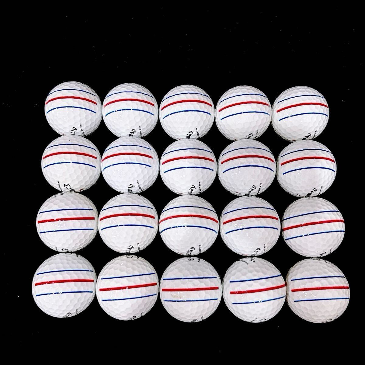 【MC63】Sランク●キャロウェイ●Callaway●CHROME SOFT X●クロムソフトX●トリプルトラック●ロストボール●1円スタート●美品_画像3