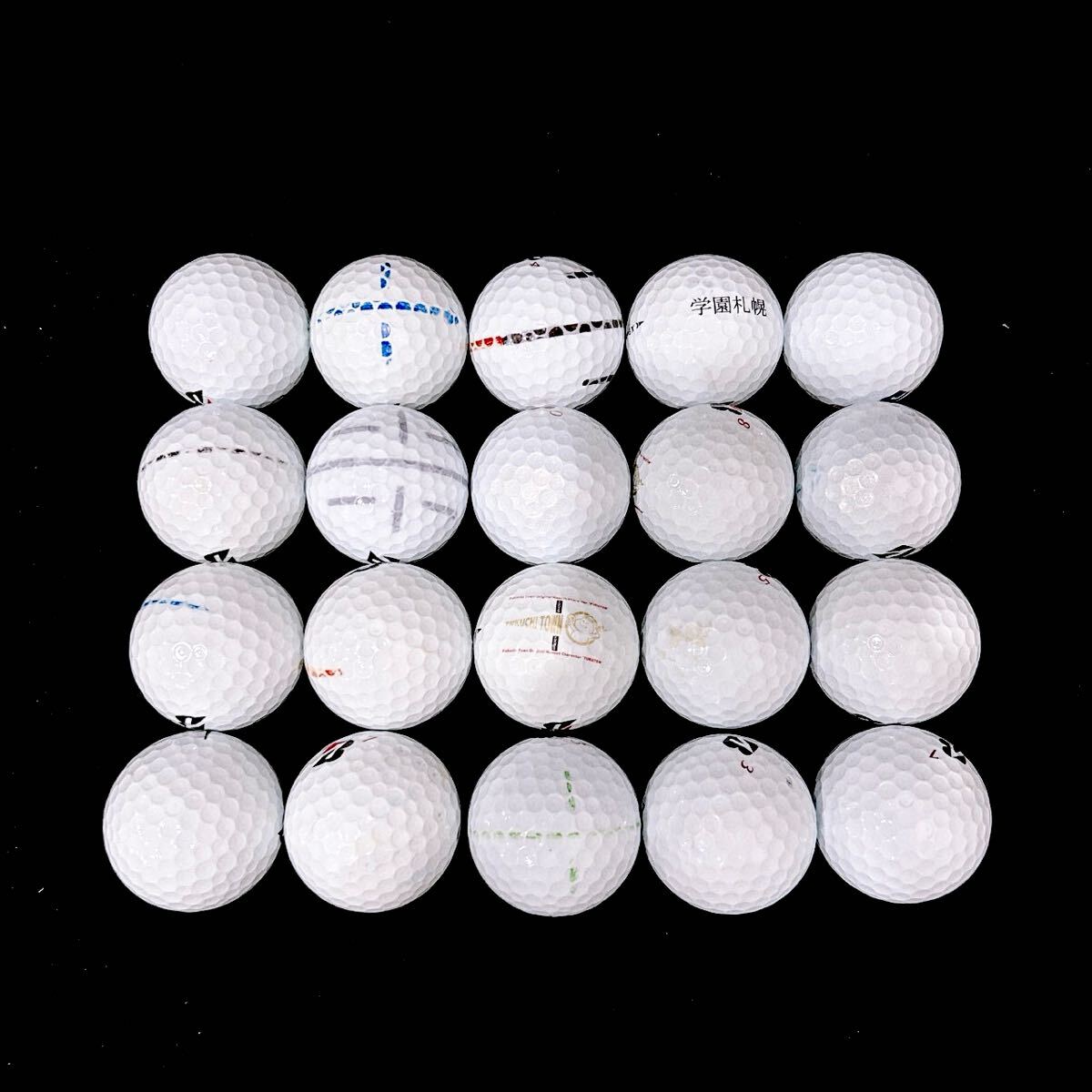 【MC12】 S〜Aランク●ブリヂストン●BRIDGESTONE●ロストボール●ゴルフボール●ツアー B X●TOUR ＢX●20個●洗浄済_画像4