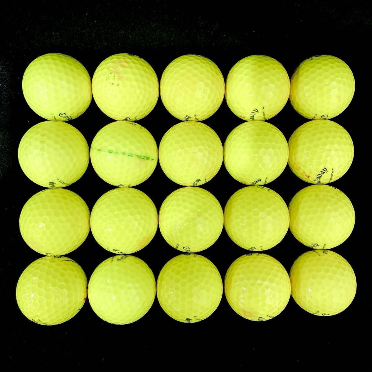 【MC13】Aランク●キャロウェイ●Callaway●CHROME SOFT●クロムソフト●トリプルトラック●ロストボール●ゴルフボール_画像3