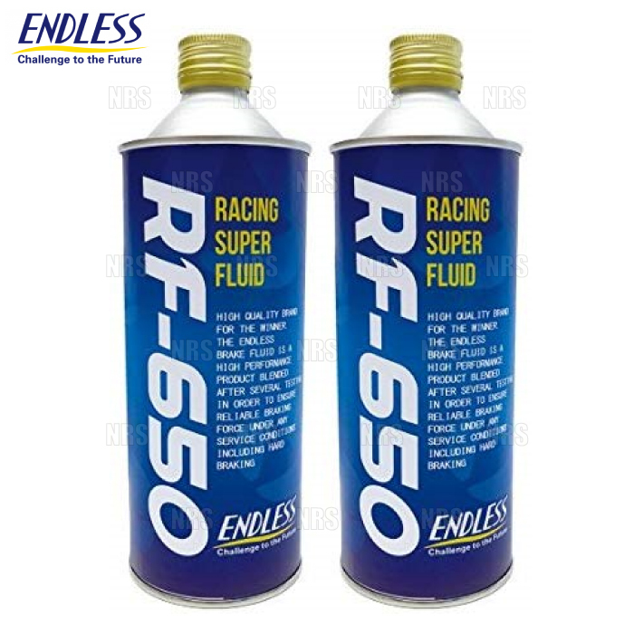ENDLESSエンドレス RF-650 ブレーキフルード DOT5.1 500ml 2本セット (RF-650-2S_画像1