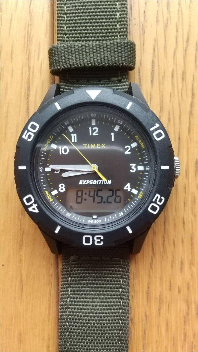 TIMEX Expeditionタイメックス 腕時計　アナログ・デジタル　中古_画像2