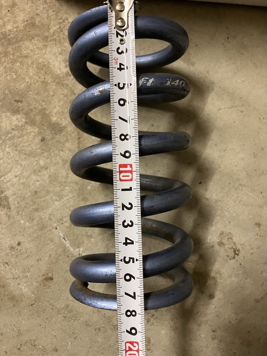 Swift Spring ID60 自由長178mm (7インチ) 14kg スイフトスプリング Z60-178-140 直巻 車高調_画像5