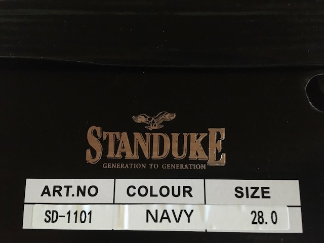 格安！新品未使用品　日本製　本革靴　 NAVY　28.0cm_画像3