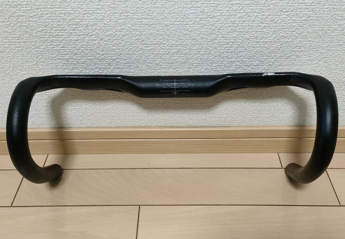 PRIME カーボンエアロハンドルバー 380mm 31.8mm ドロップハンドル_画像1