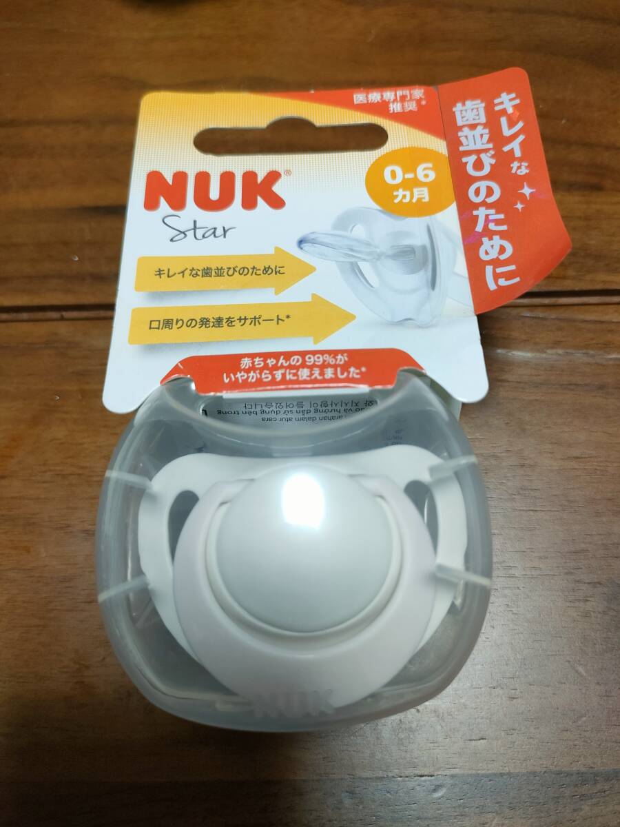 [ не использовался новый товар ] NUK соска-пустышка розовый 0~6. месяц новорожденный из n-k младенец сопутствующие товары 