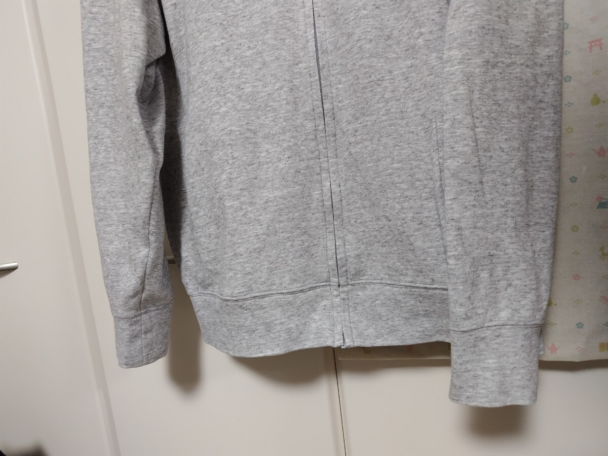 UNIQLO グレー パーカー　エアリズム　XL_画像3