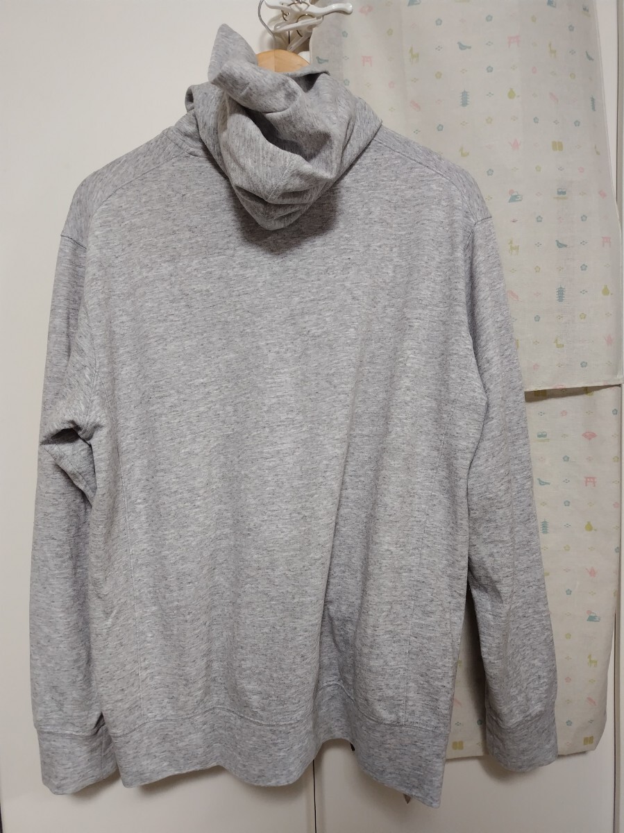 UNIQLO グレー パーカー　エアリズム　XL_画像2