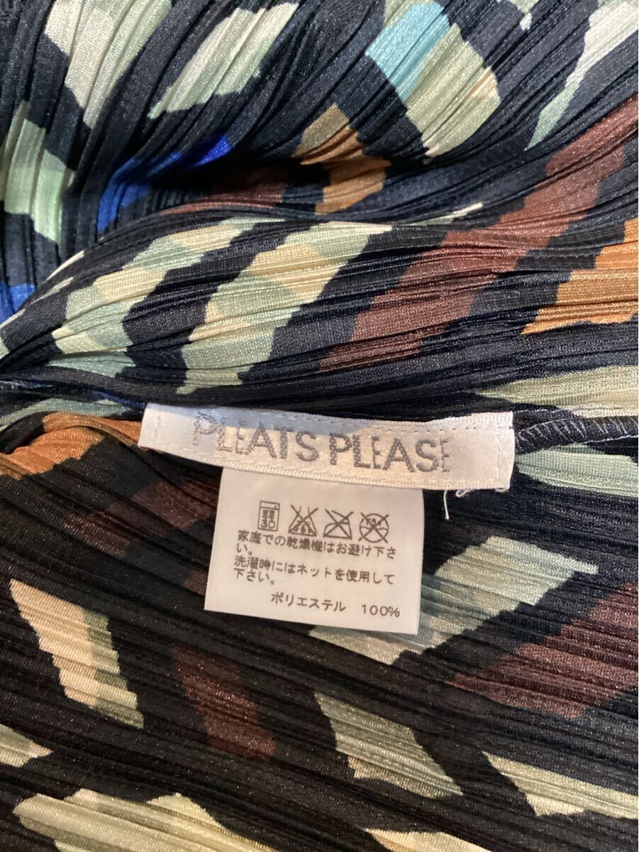 ISEEY MIYAKEイッセイミヤケ・preats prease・プリーツプリーズ・青系・トップス_画像2