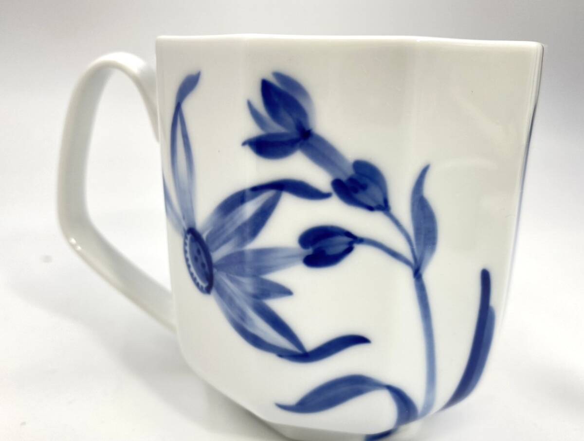 ※ 未使用！ ROYAL COPENHAGEN BLOMST ロイヤルコペンハーゲン マグカップ ブロムスト ナルキッソス 33 CL 箱付き【C3194】　_画像3