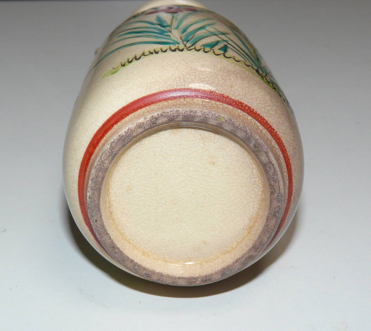  Kyoyaki . рисовое поле . сосна . искусственный цветок контейнер [ бабочка . цветочный принт один колесо разница .] 1 шт ( немедленная покупка OK)