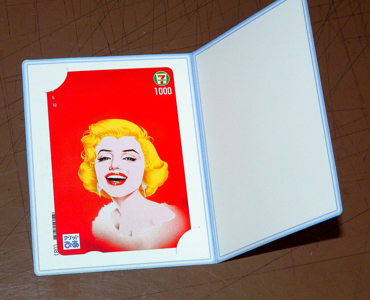[ использованный .] билет ... река правильный через seven - eleven ограниченный товар [ Marilyn * Monroe ]QUO карта 1 листов ( немедленная покупка OK)